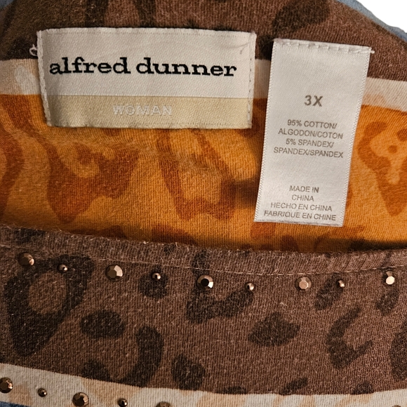 Gently used Alfred Dunner long sleeved 3x top - Picture 4 of 4